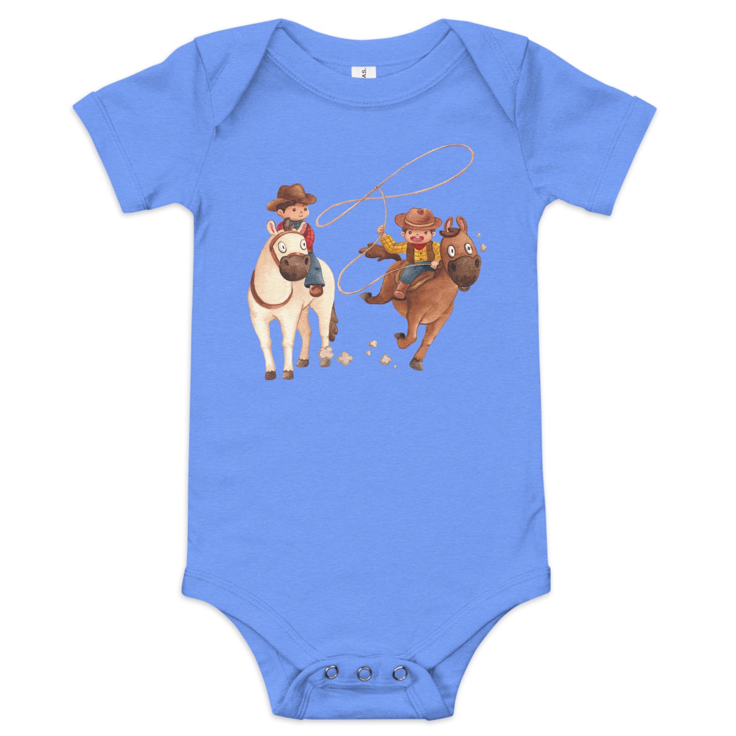 COWBOY BABY SHORT SLEEVE ONE PIECE WILD WILD WEST
