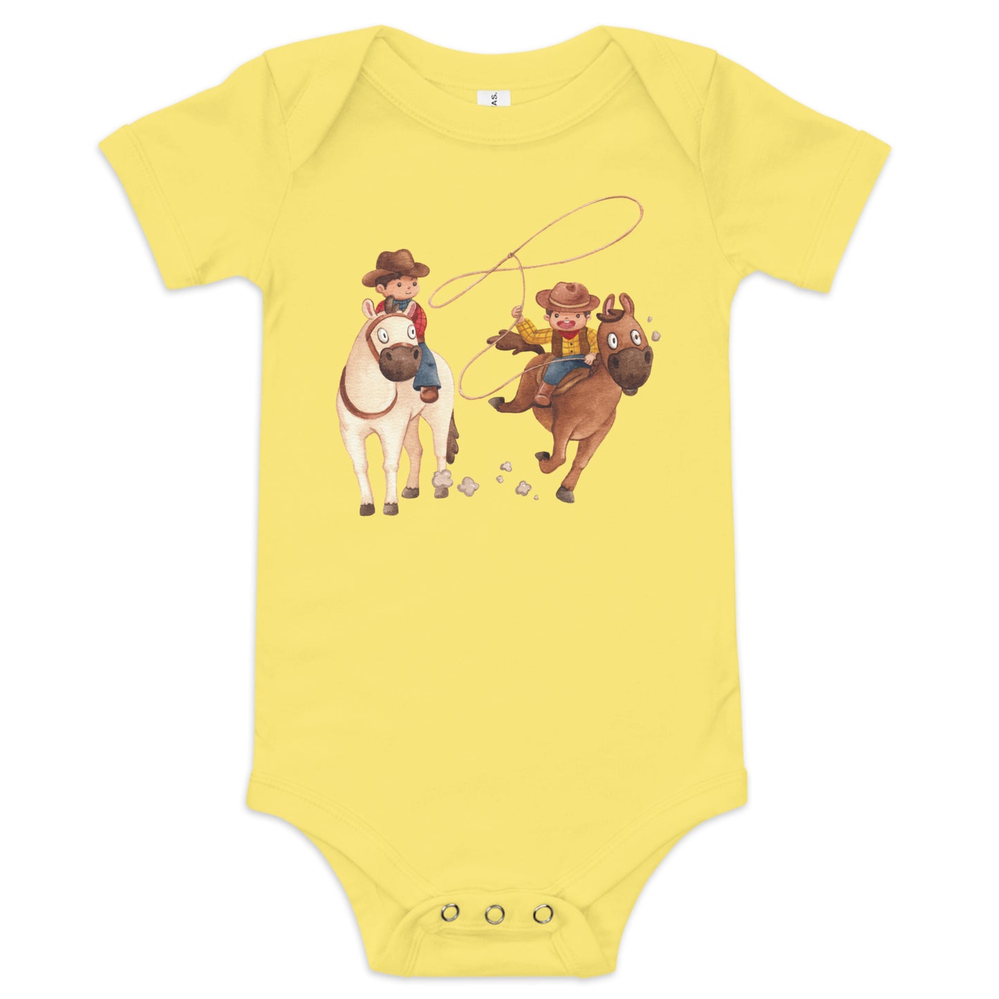 COWBOY BABY SHORT SLEEVE ONE PIECE WILD WILD WEST