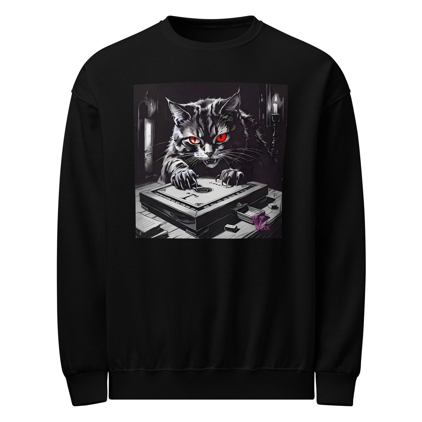 ouija board cat sweatshirt