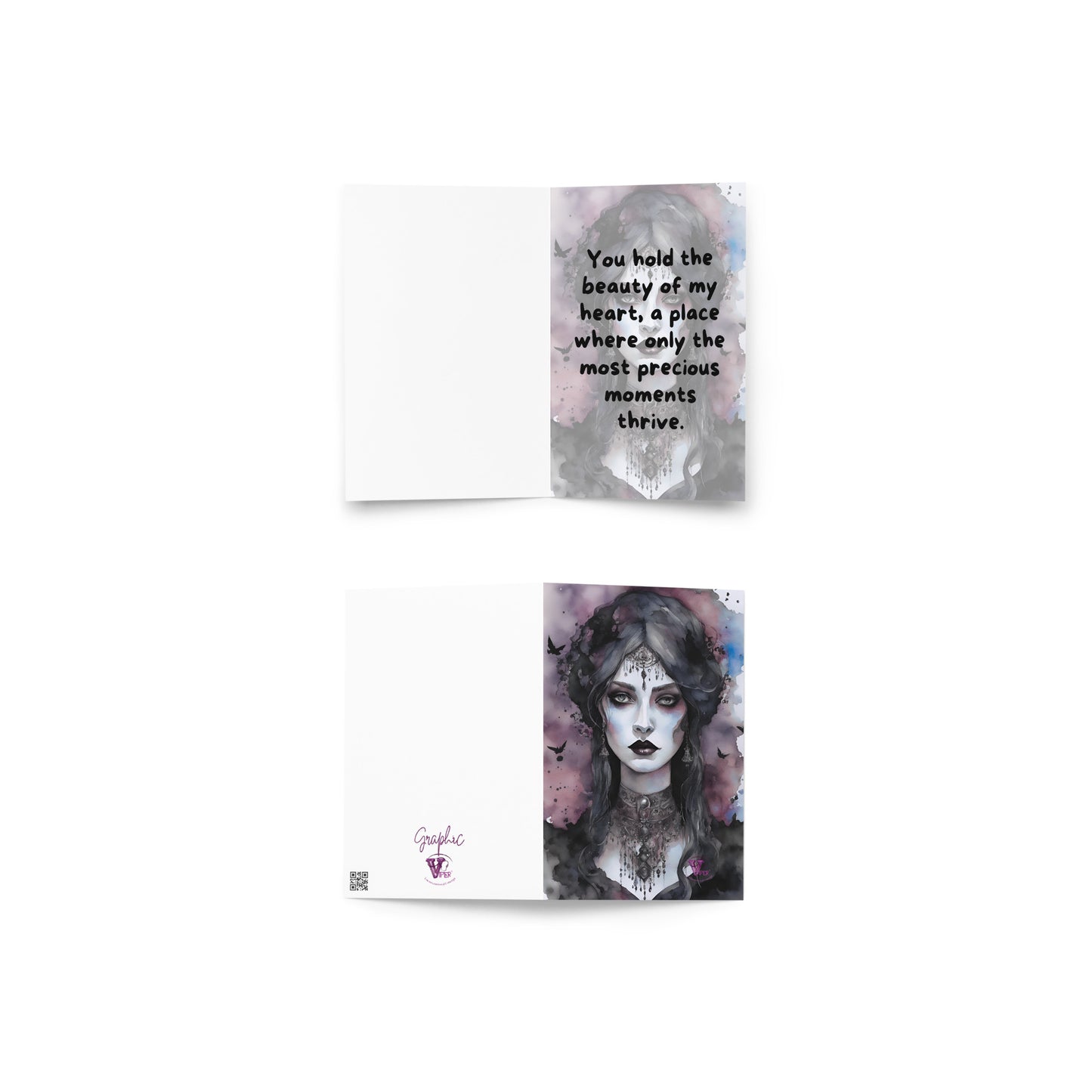 GOTH WOMAN CARD