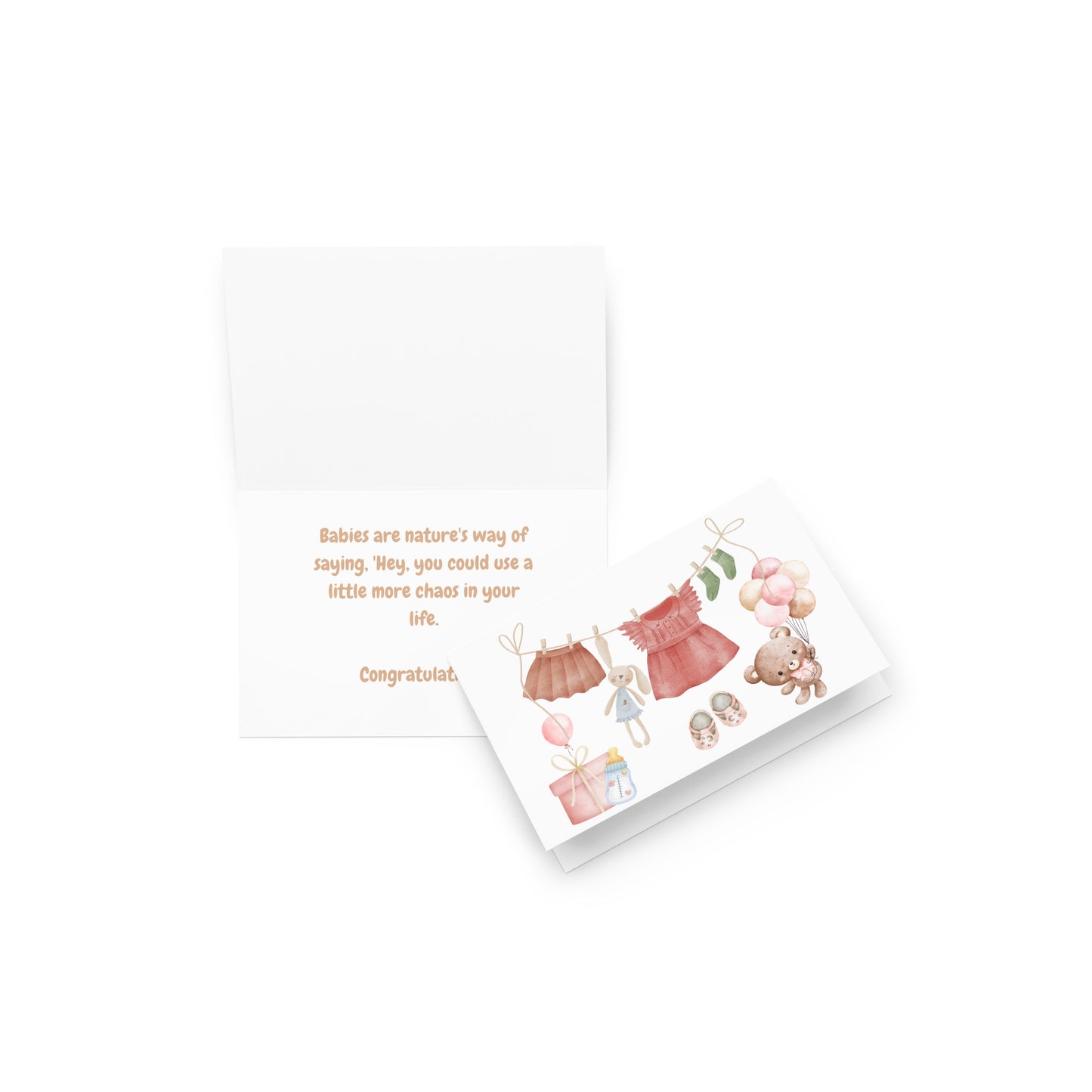 newborn GIRL CARD