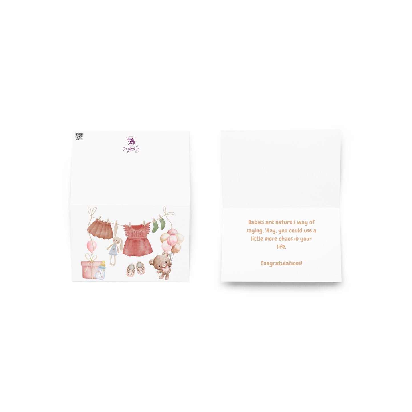newborn GIRL CARD