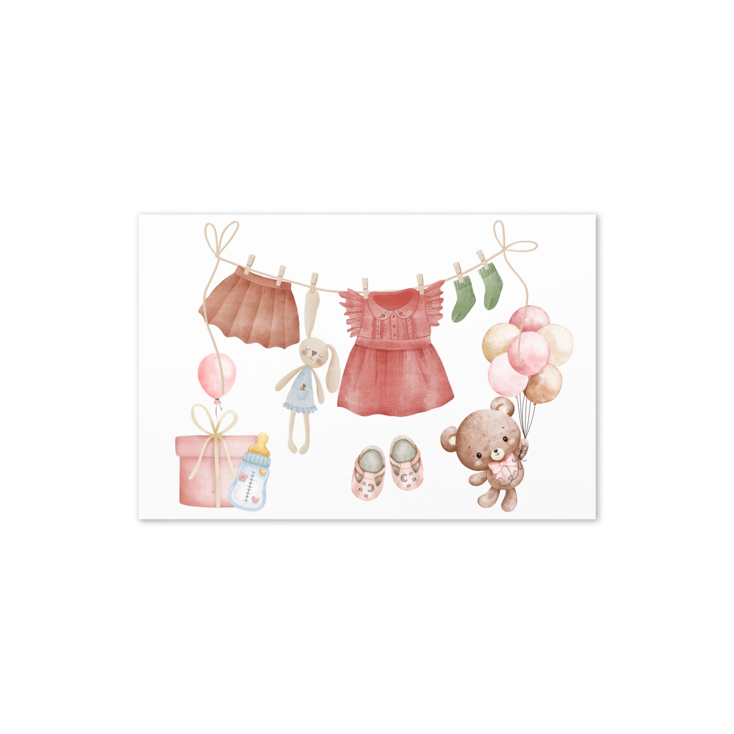 newborn GIRL CARD