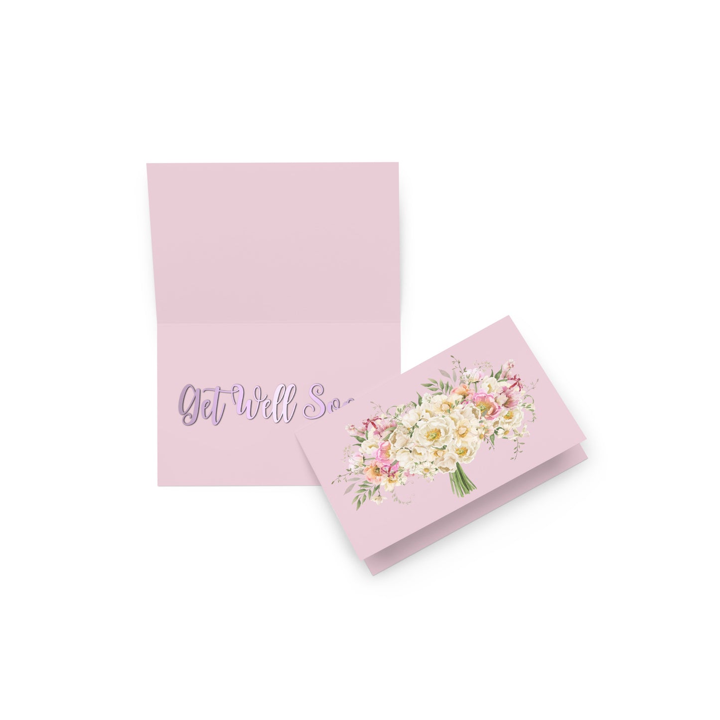 FLOWERS GET WELL CARD
