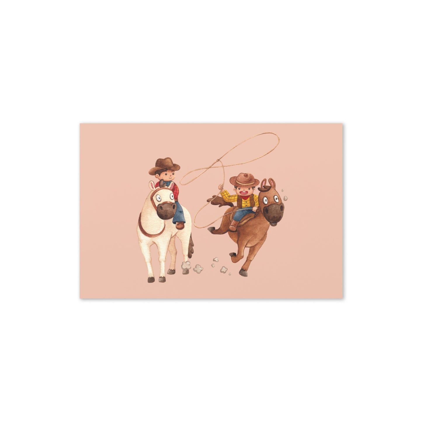 FAR WEST GREETING CARD