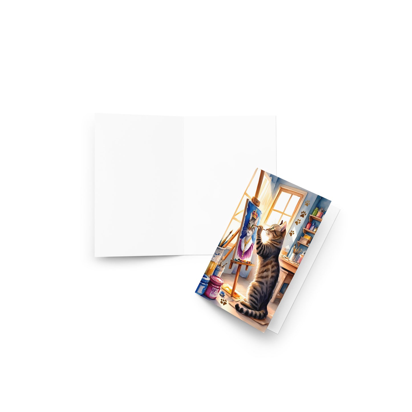 CAT GREETING CARD