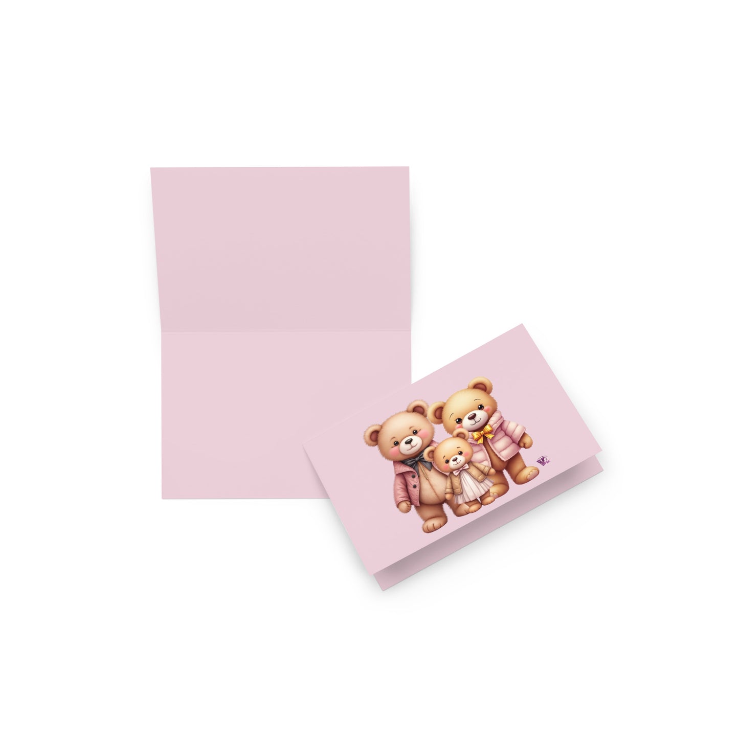 NEWBORN BABY GIRL GREETING CARD