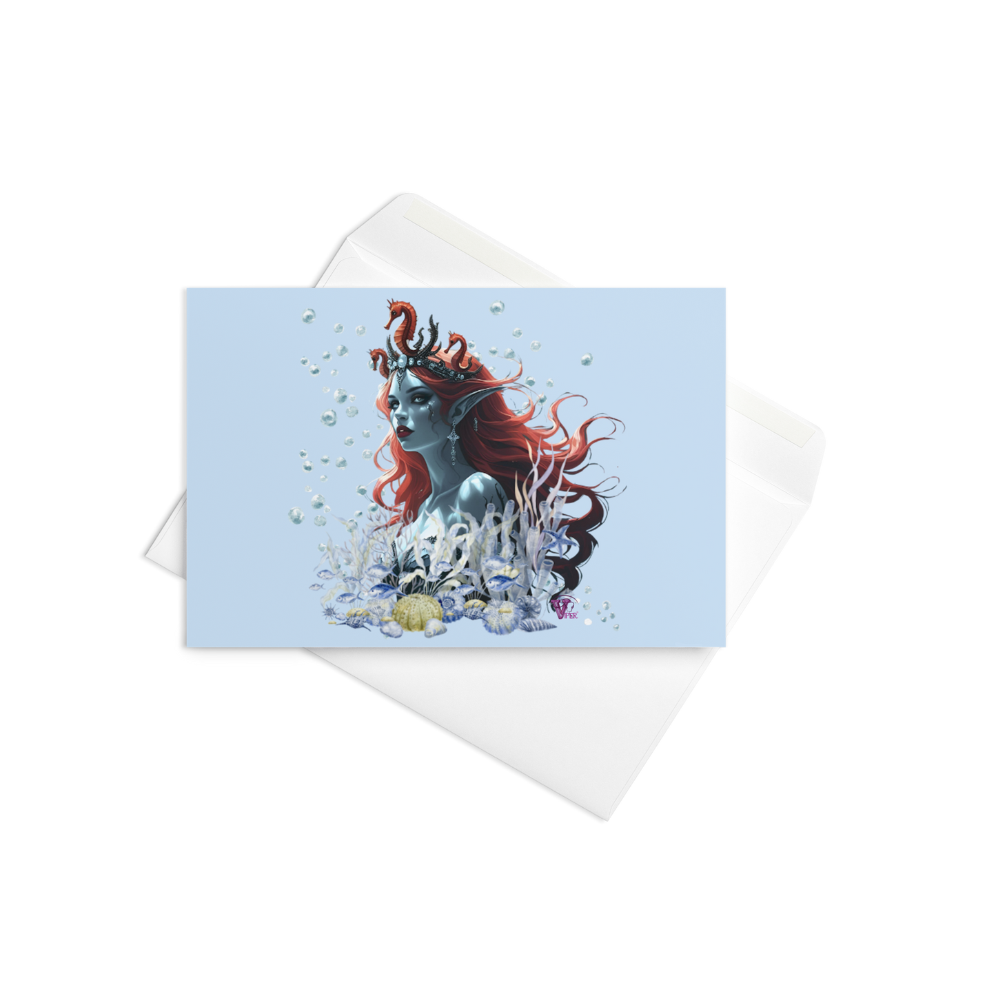 GOTH MERMAID CARD