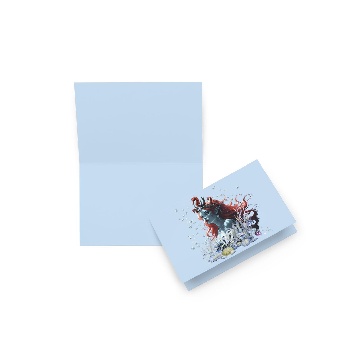 GOTH MERMAID CARD