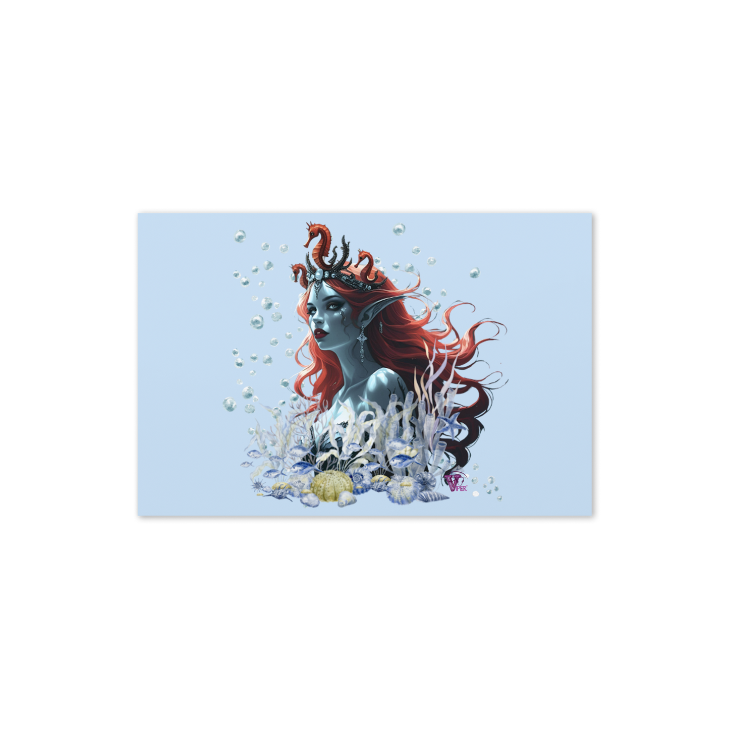 GOTH MERMAID CARD