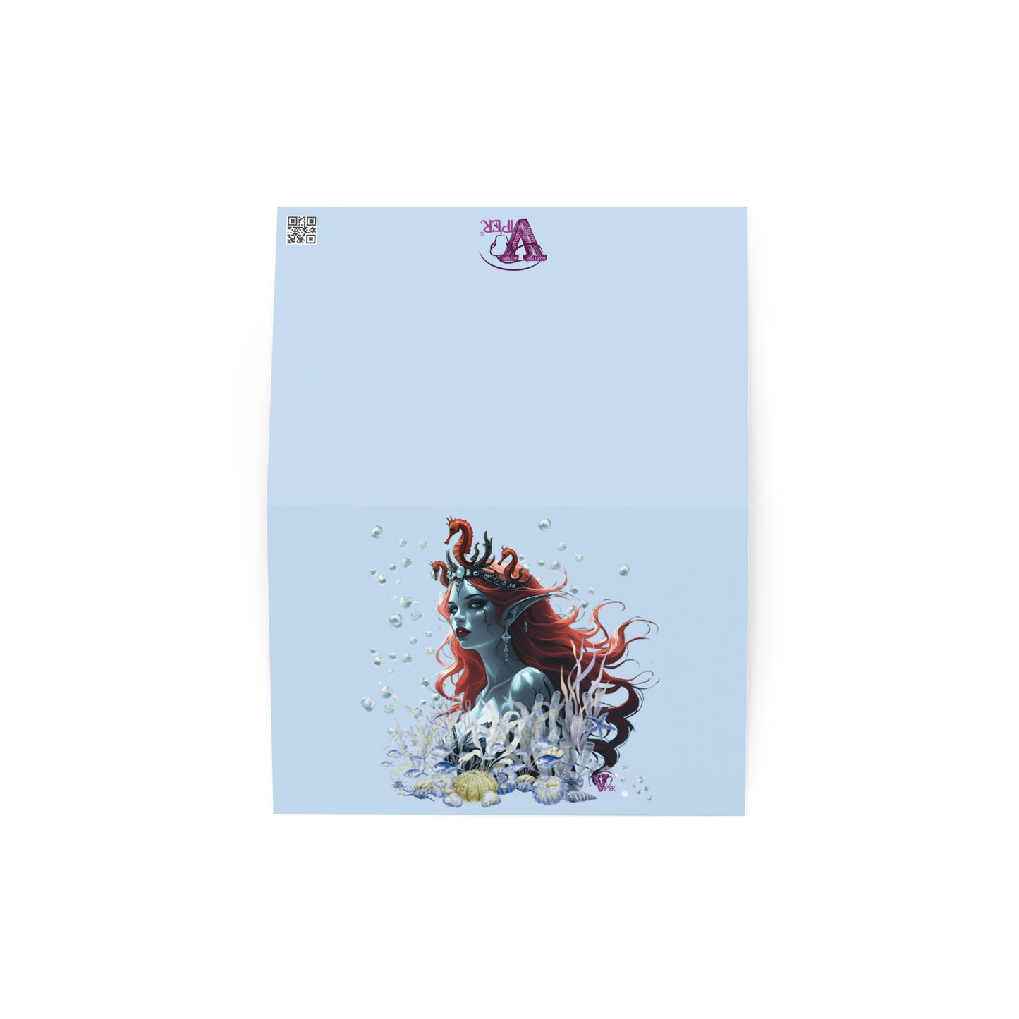 GOTH MERMAID CARD