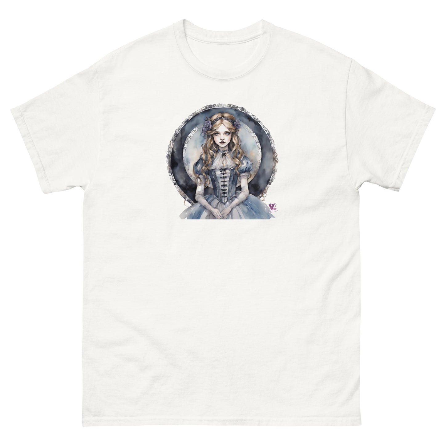goth alice in wonderland tshirt