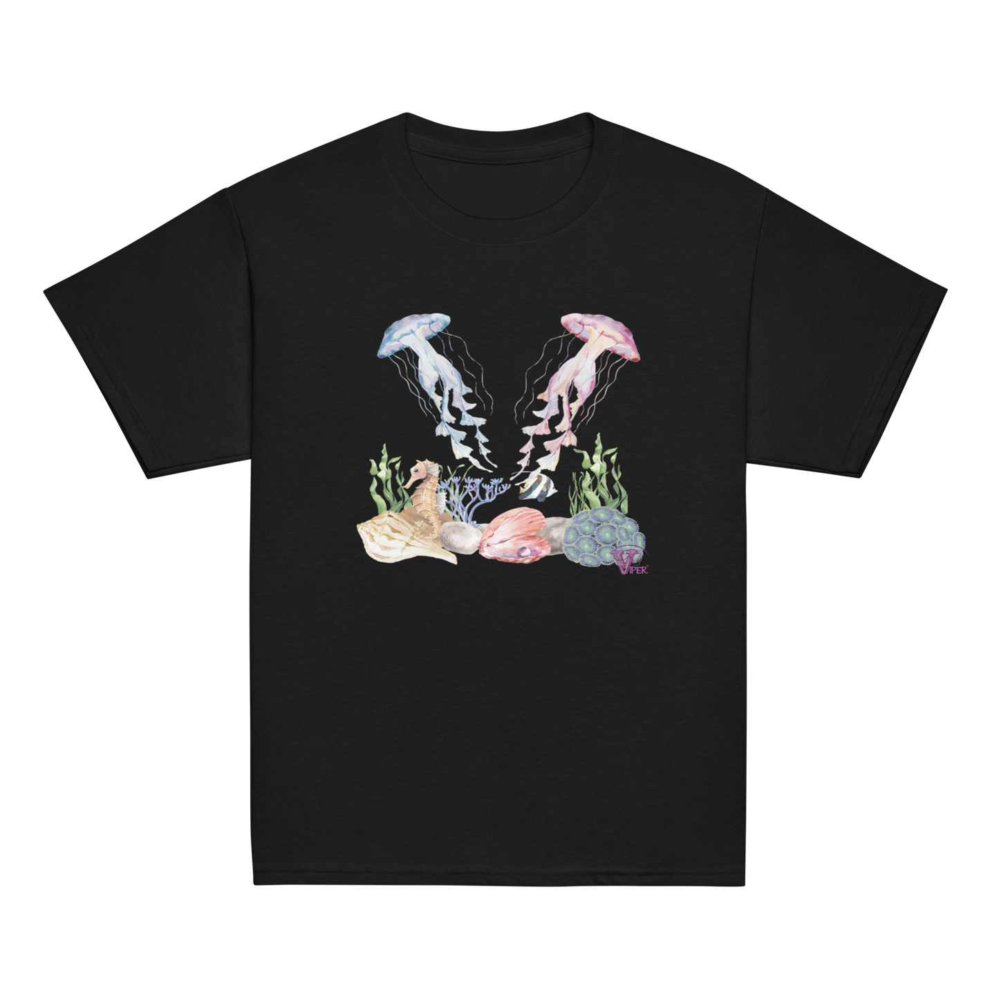 jelly fish teen tshirt
