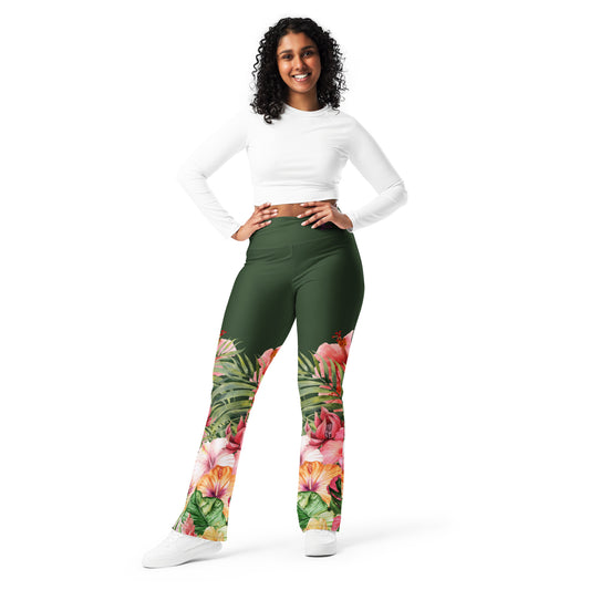 PLUS SIZE FLARE LEGGINGS