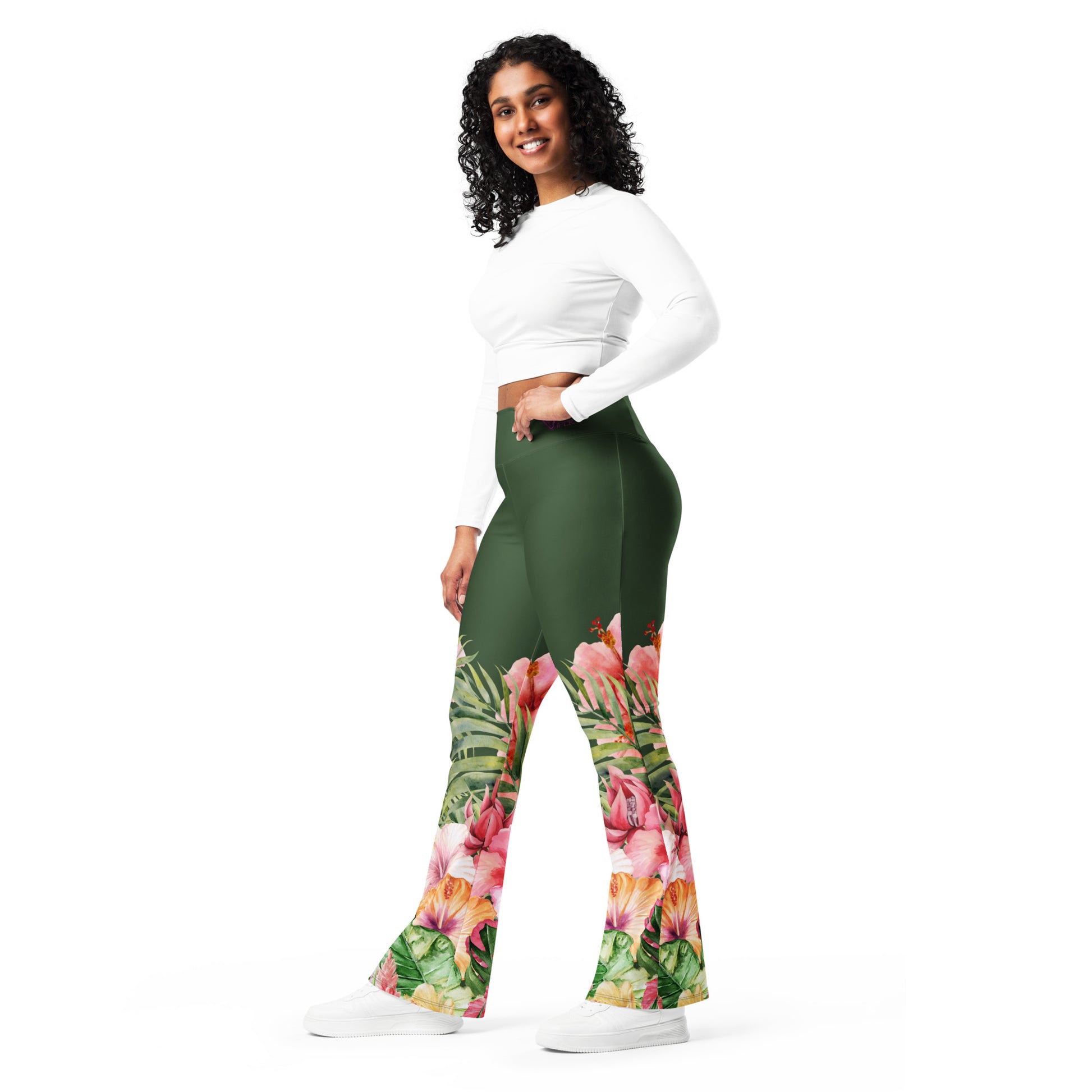 PLUS SIZE FLARE LEGGINGS