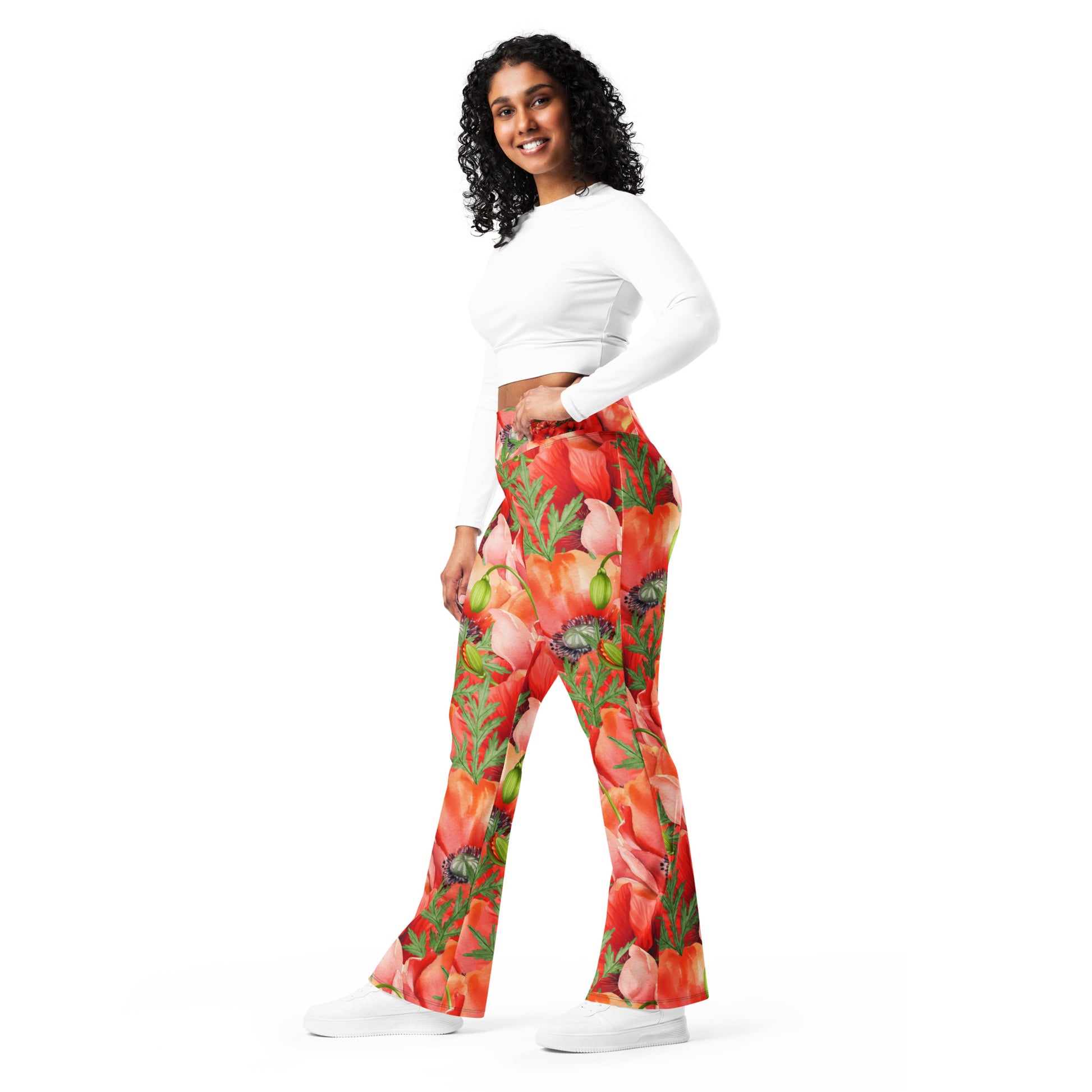 PLUS SIZE FLARE LEGGINGS