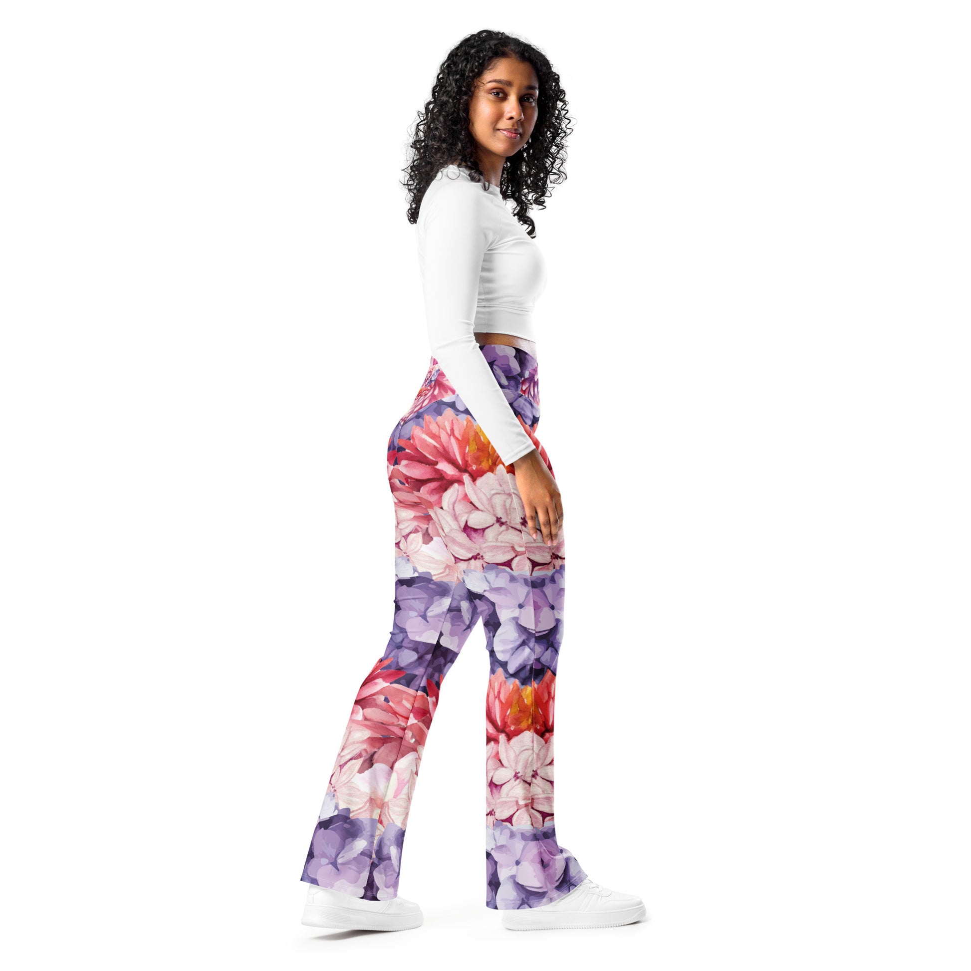 floral spring summer plus size pants