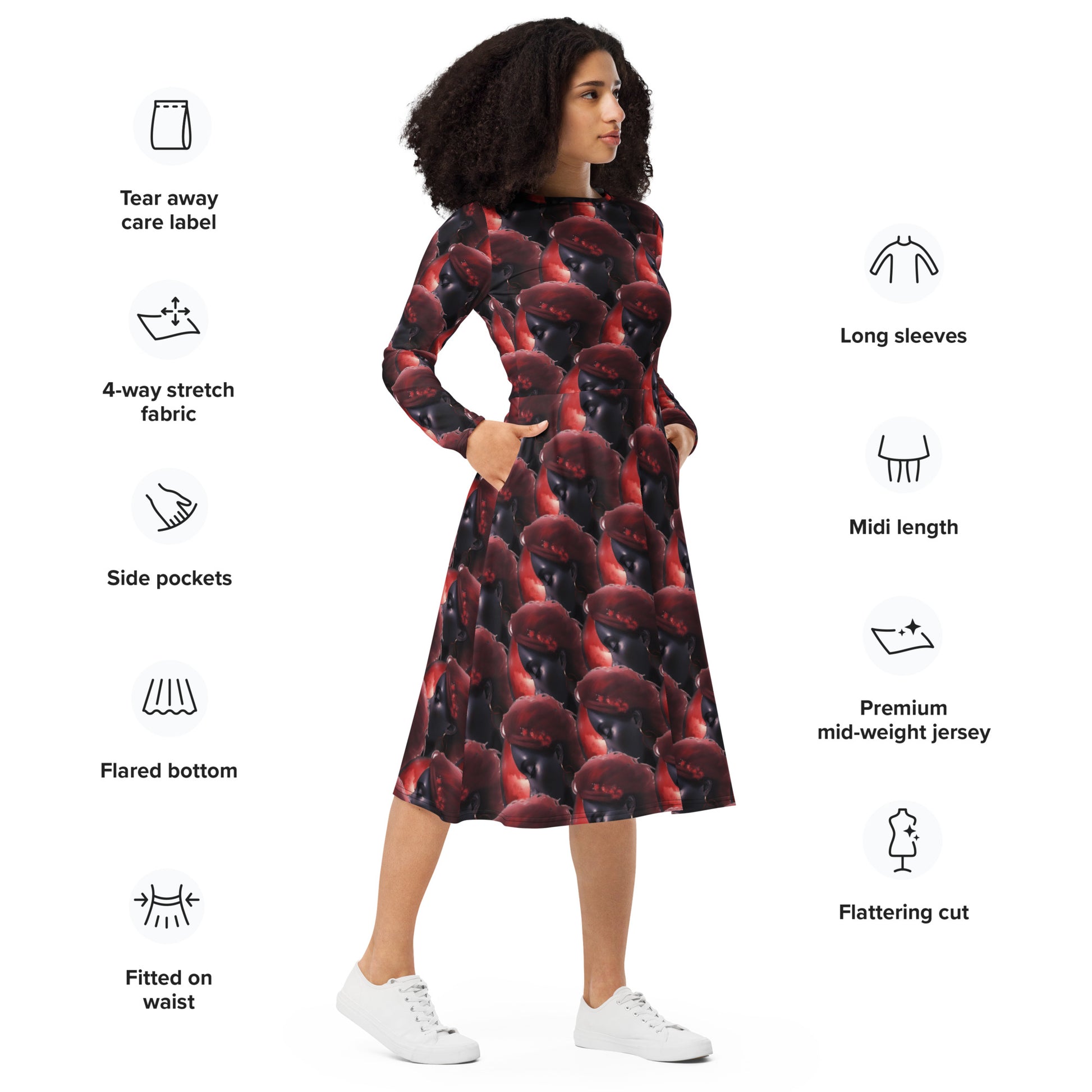 plus suze goth dress
