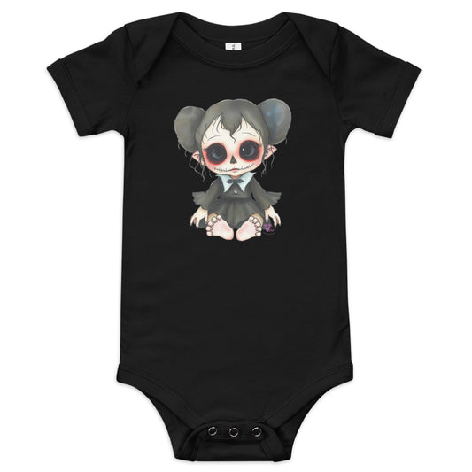 GOTH BABY SHORT SLEEVE ONE PIECE