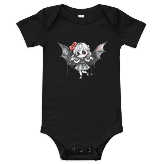 GOTH BABY SHORT SLEEVE ONE PIECE