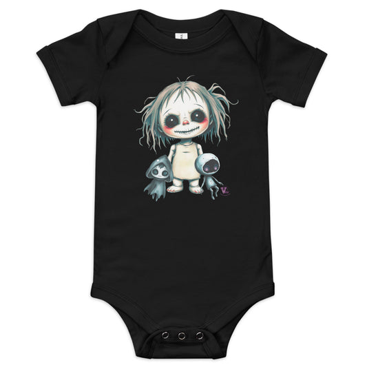 BABY GIRL SHORT SLEEVE ONE PIECE