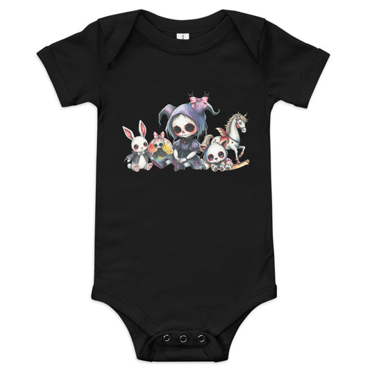 BABY SHORT SLEEVE ONE PIECE