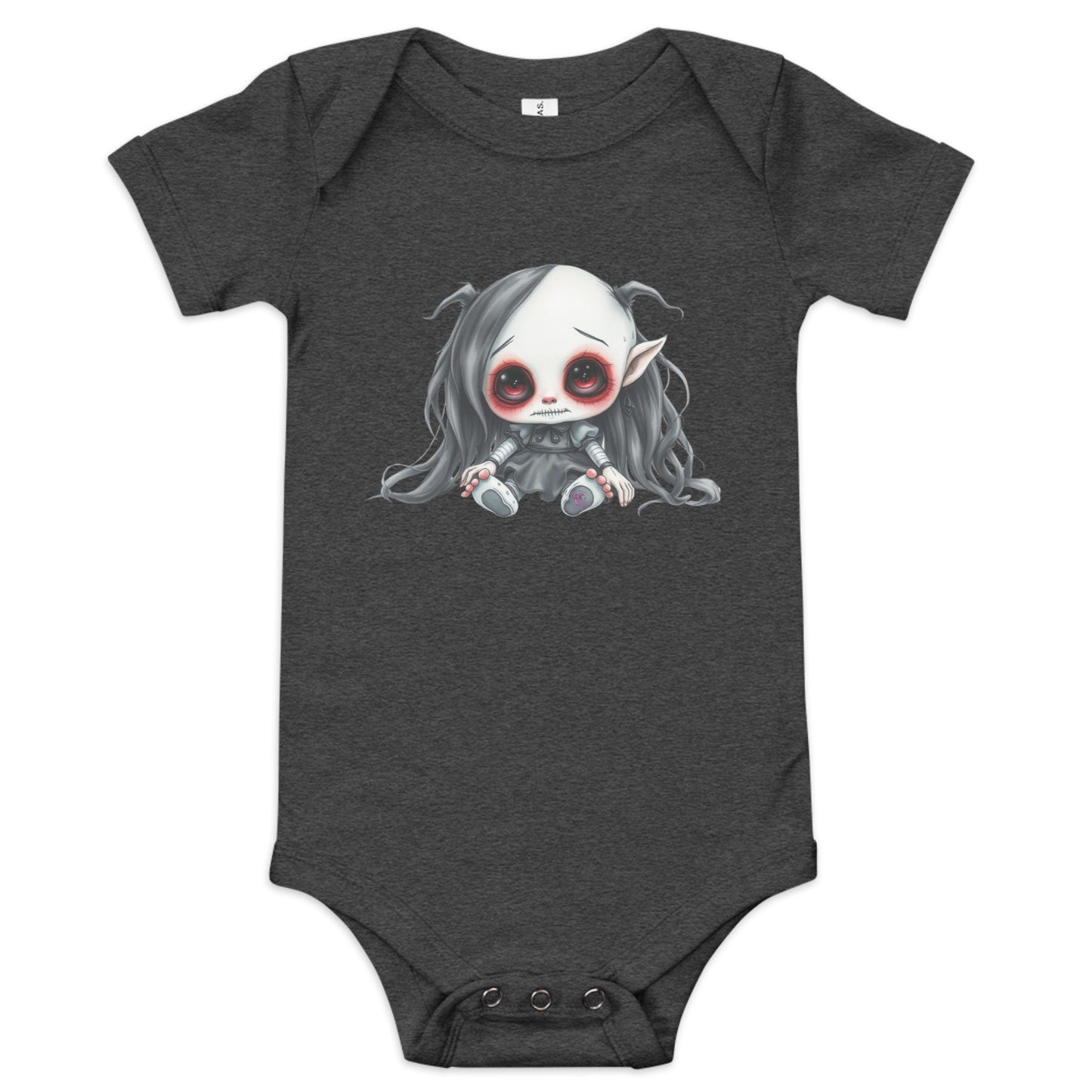 goth BABY SHORT SLEEVE ONE PIECE doll