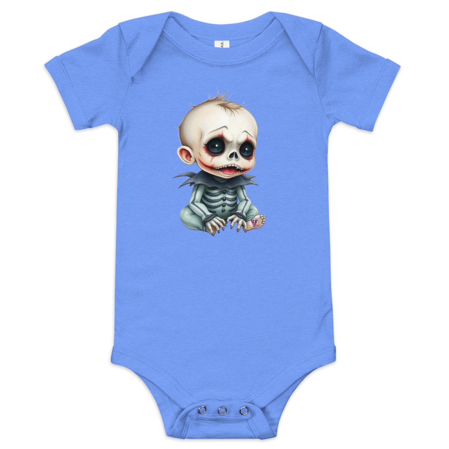 GOTH BABY BOY SHORT SLEEVE ONE PIECE