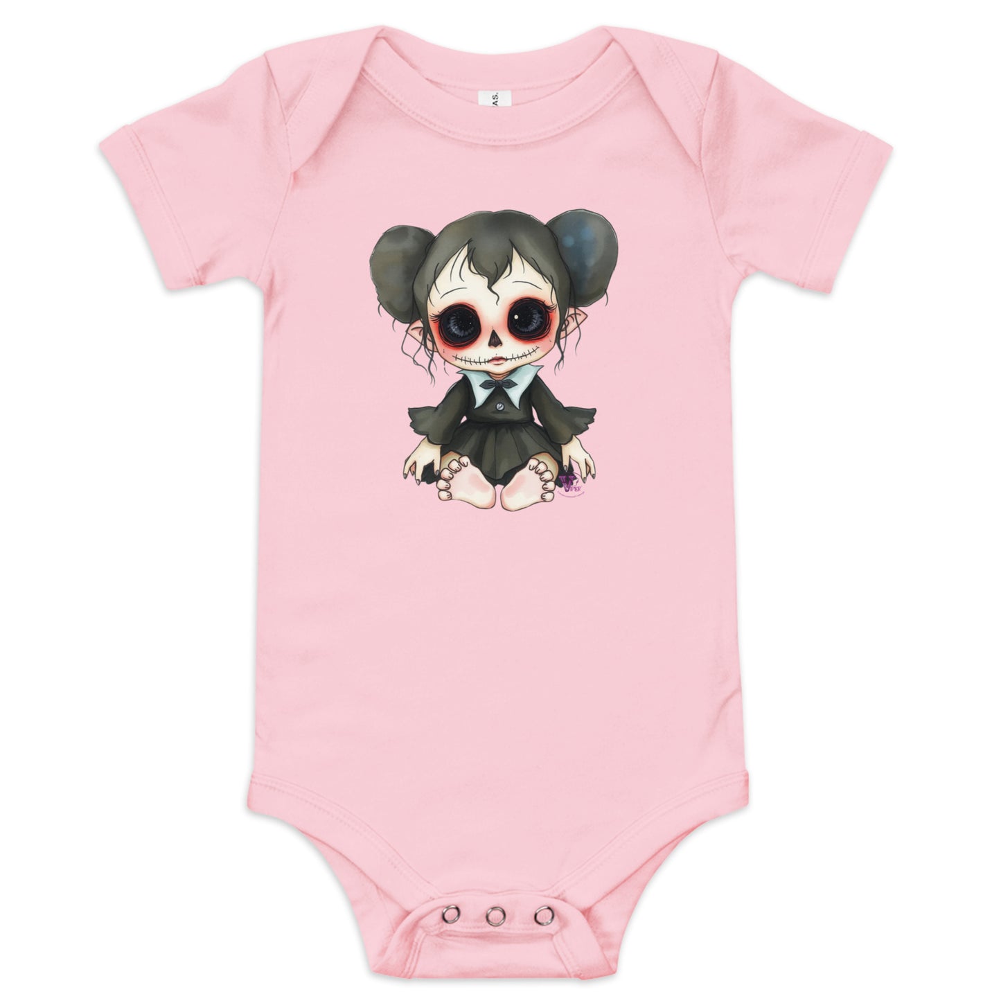 GOTH BABY SHORT SLEEVE ONE PIECE