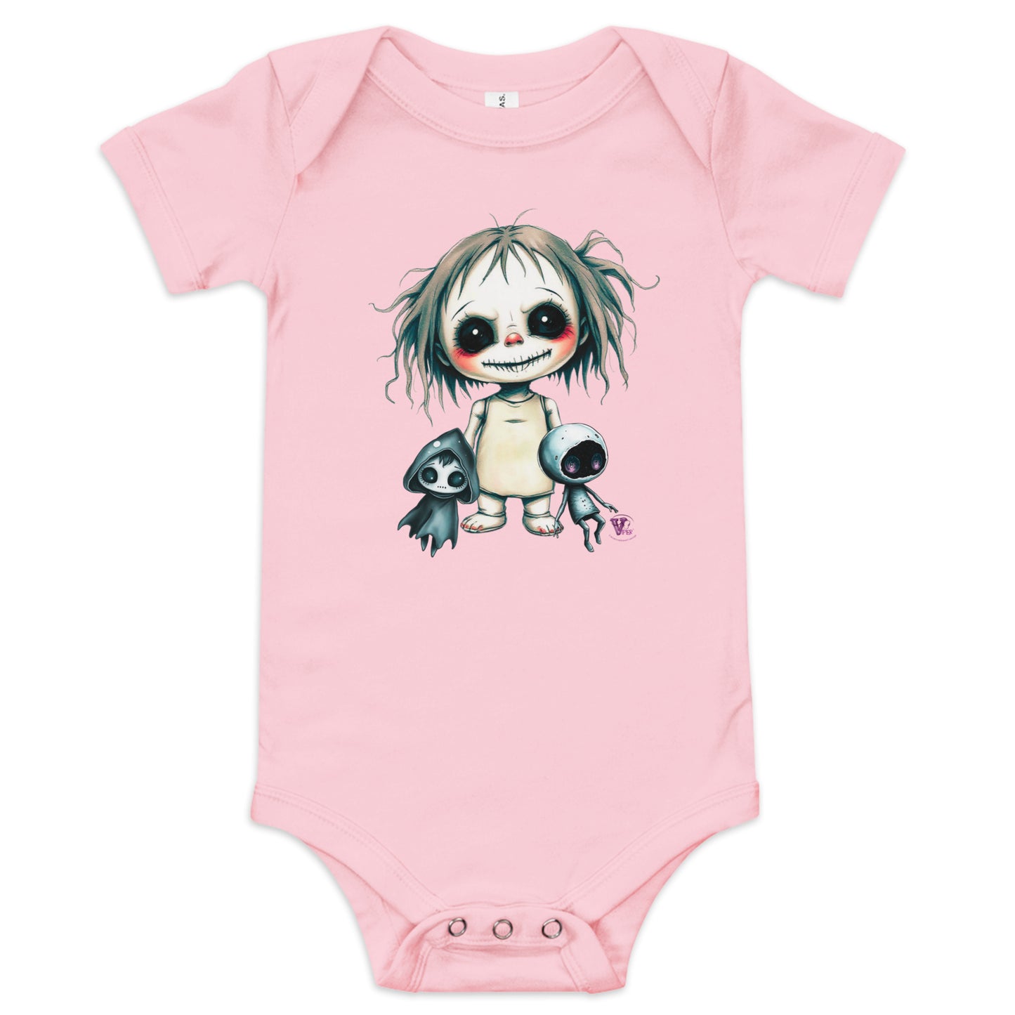 BABY GIRL SHORT SLEEVE ONE PIECE