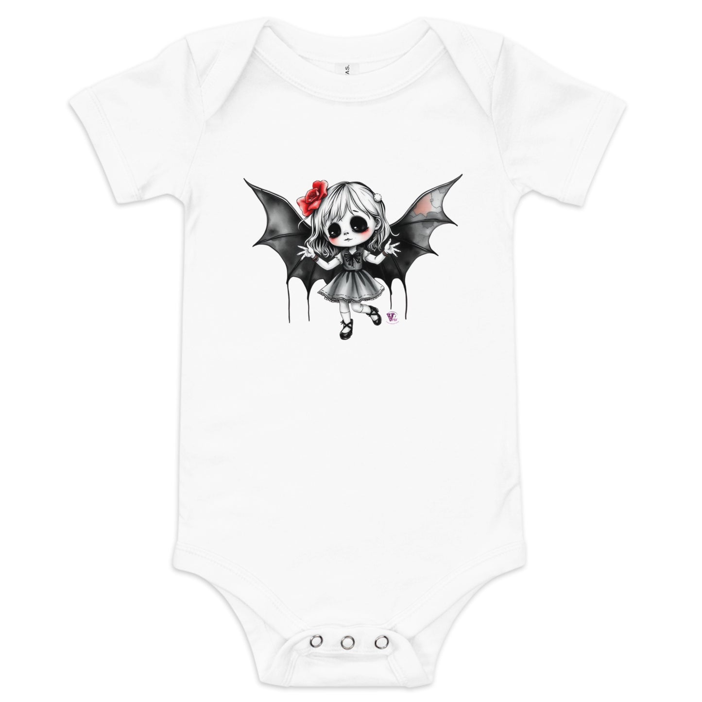 GOTH BABY SHORT SLEEVE ONE PIECE