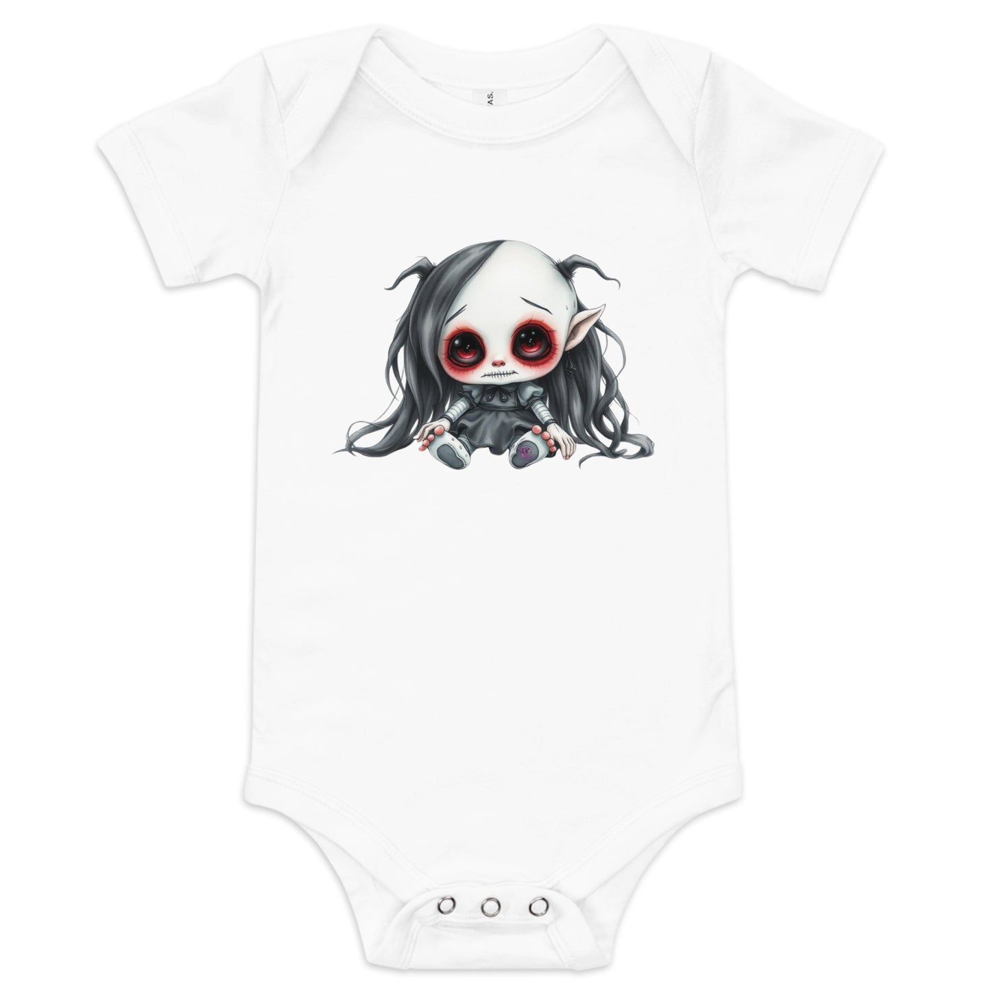 goth BABY SHORT SLEEVE ONE PIECE doll