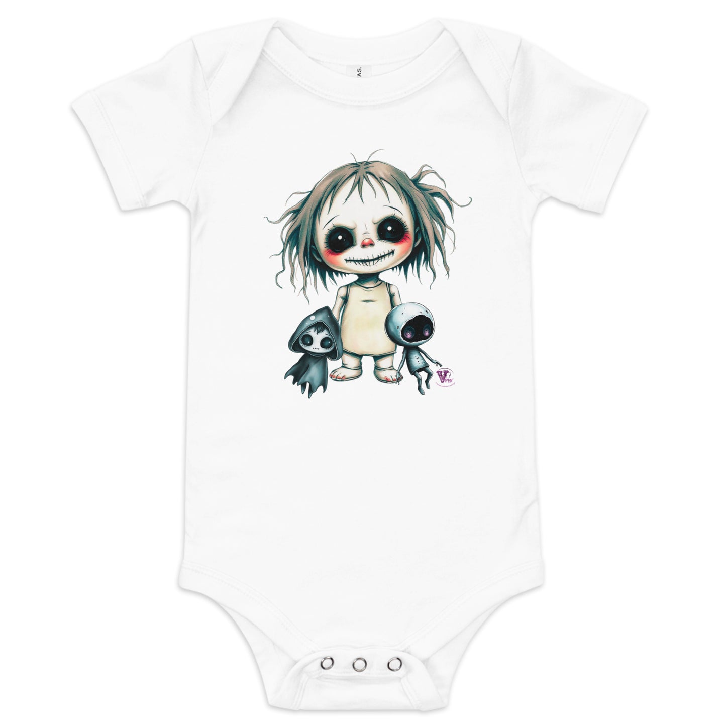 BABY GIRL SHORT SLEEVE ONE PIECE