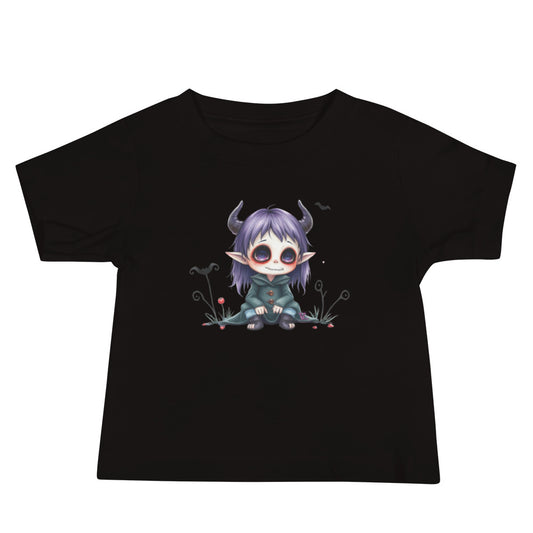 CREEPY LITTLE GIRL -  BABY JERSEY SHORT SLEEVE TEE