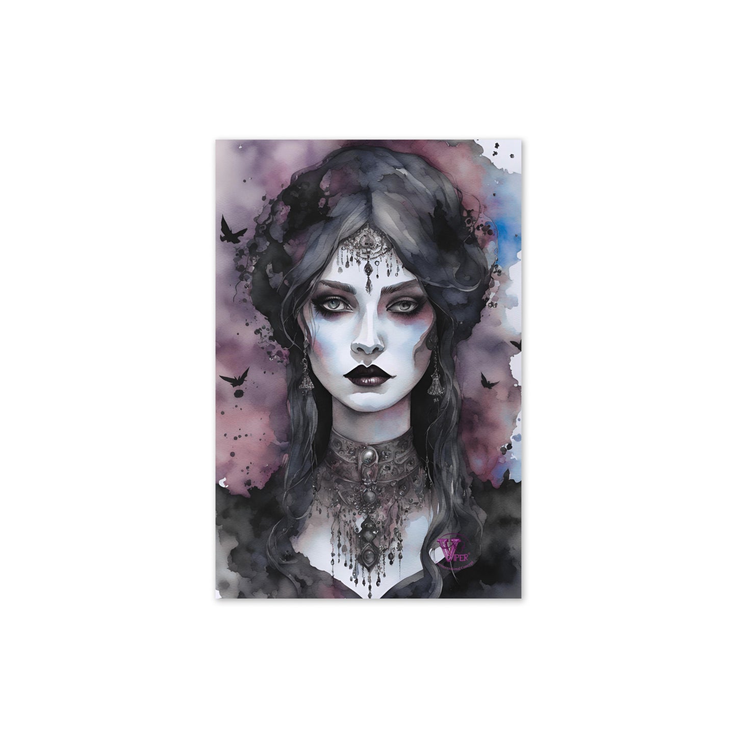 GOTH WOMAN  CARD