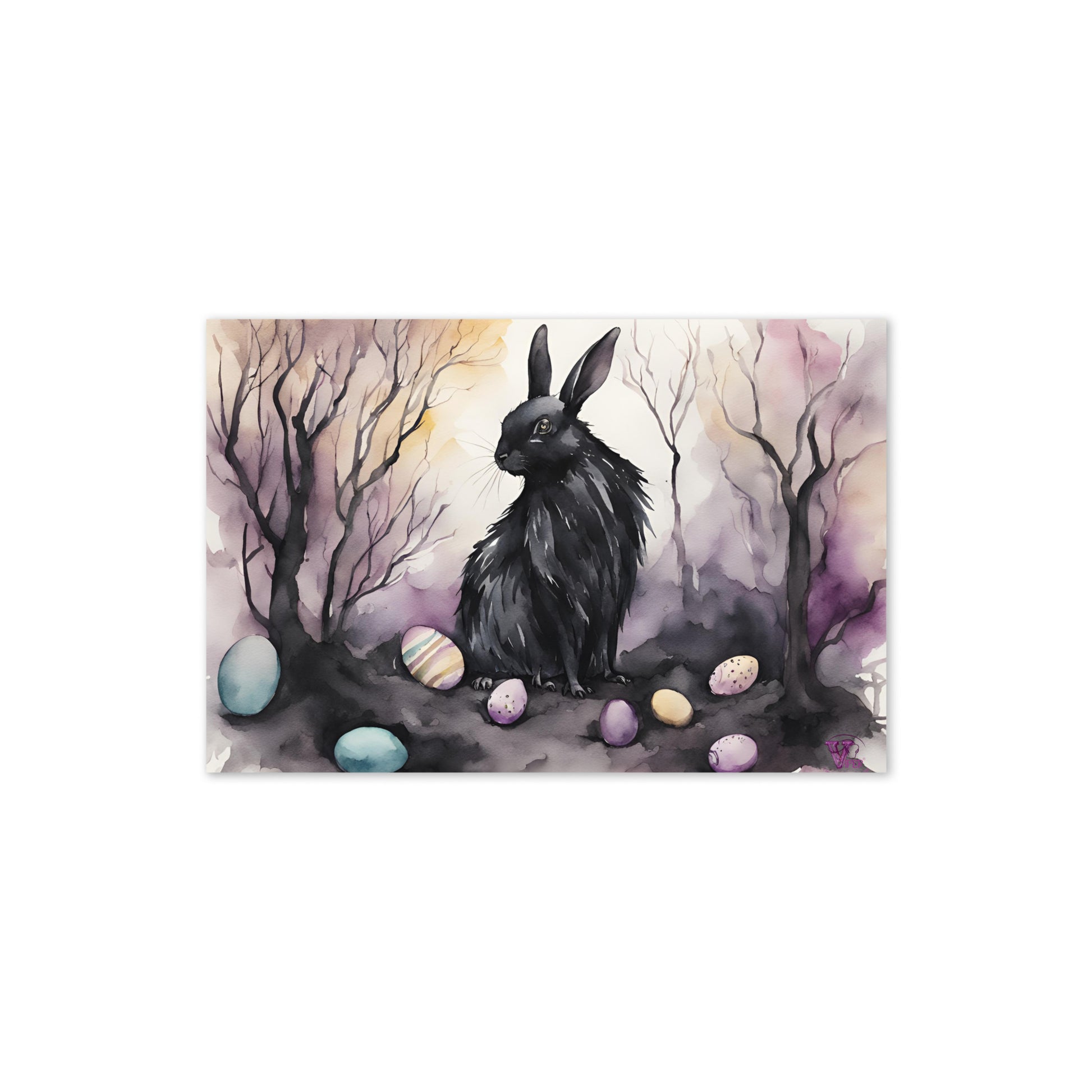 EASTER BUNNY GREETING CARD