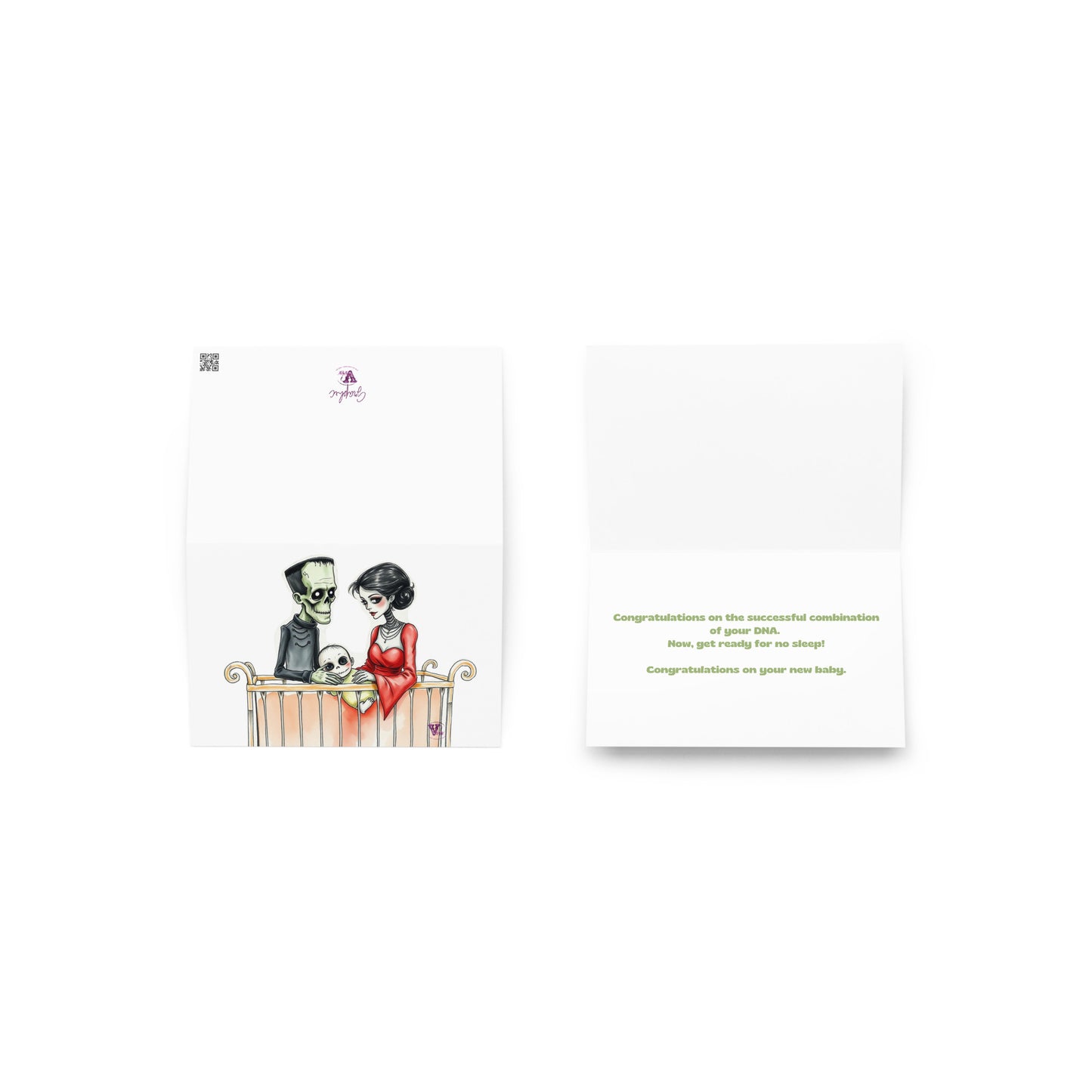 NEWBORN FRANKY FAMILY - GREETING CARD