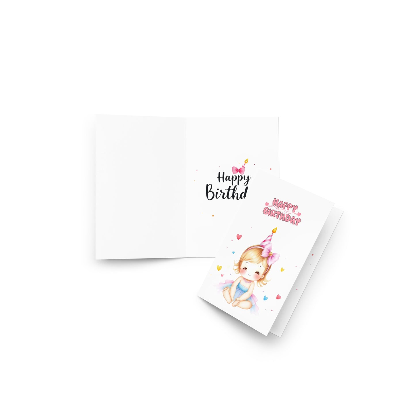 BABY GIRL - GREETING CARD