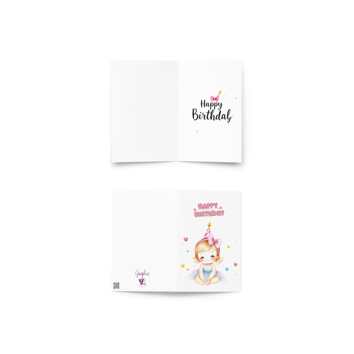 BABY GIRL - GREETING CARD