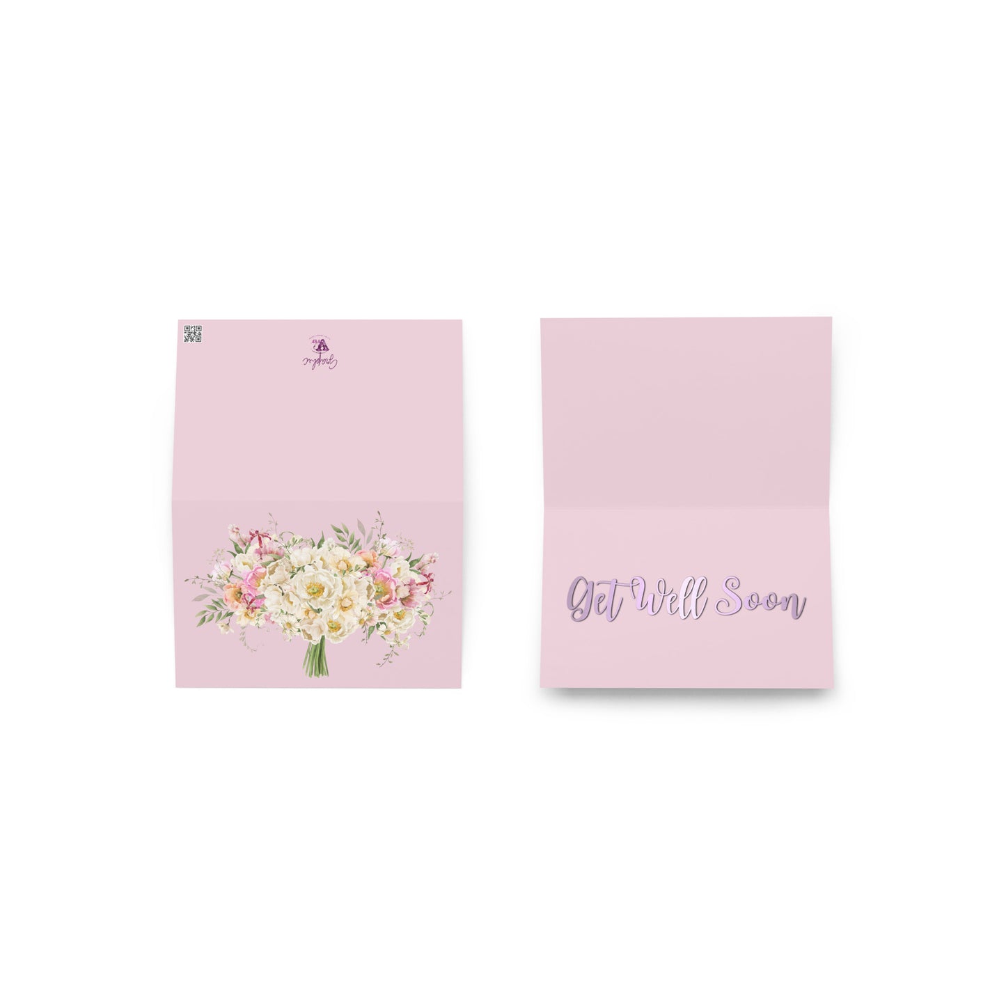 FLOWERS GET WELL  CARD