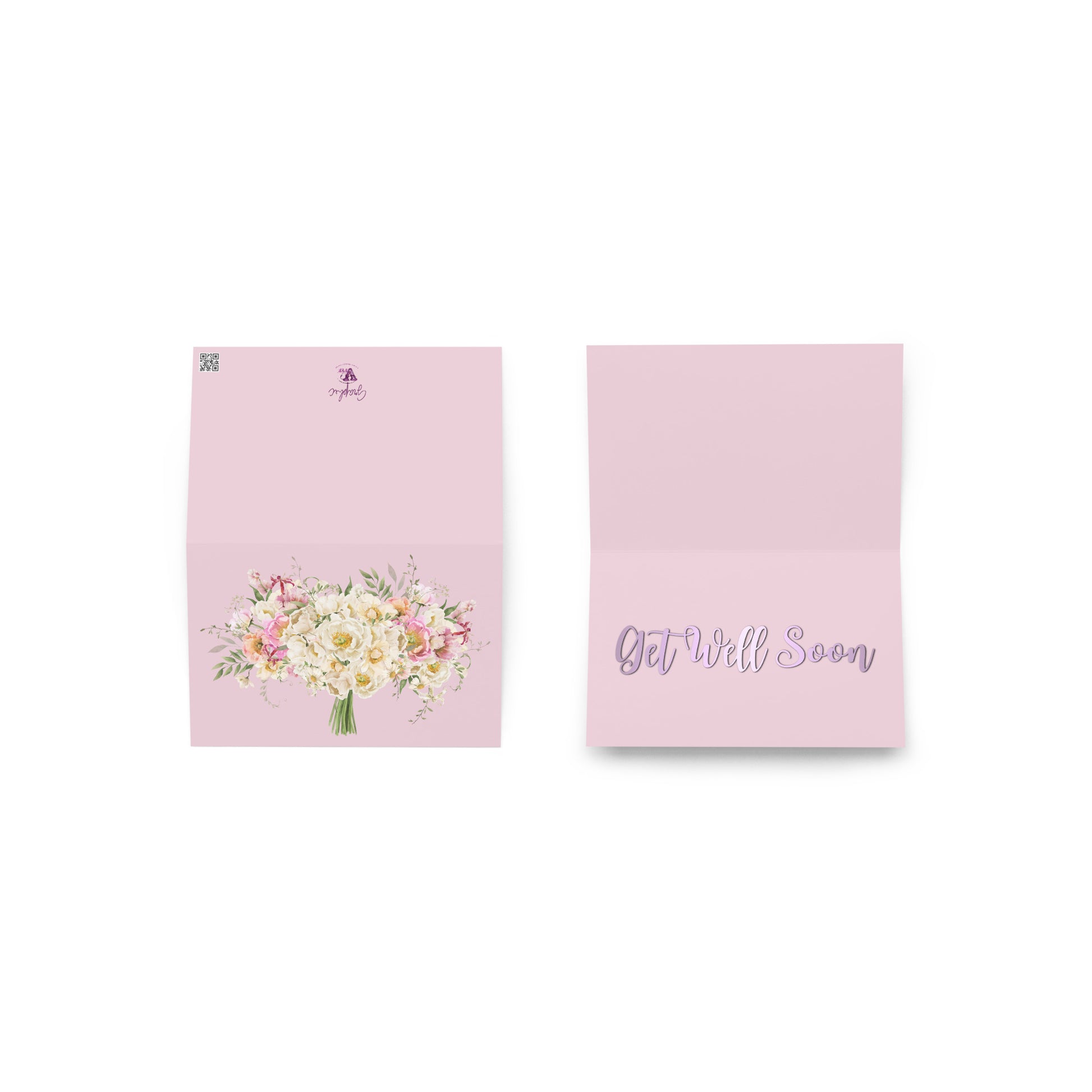 FLOWERS GET WELL  CARD