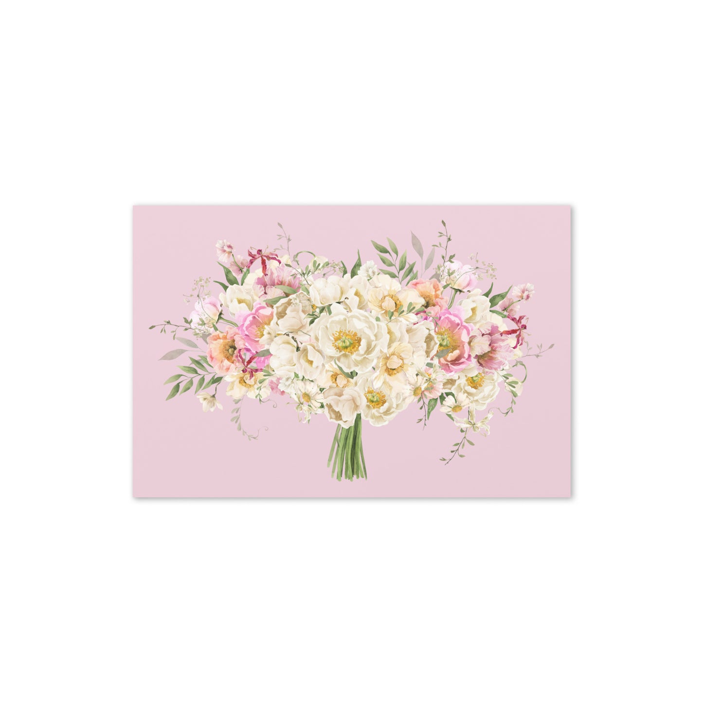 FLOWERS GET WELL  CARD