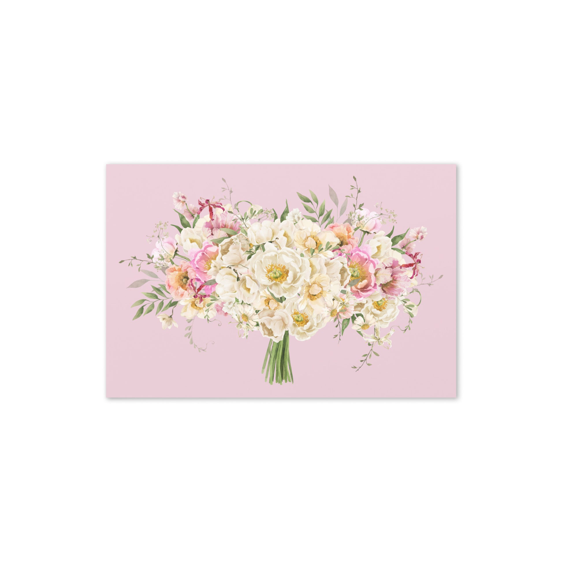 FLOWERS GET WELL  CARD