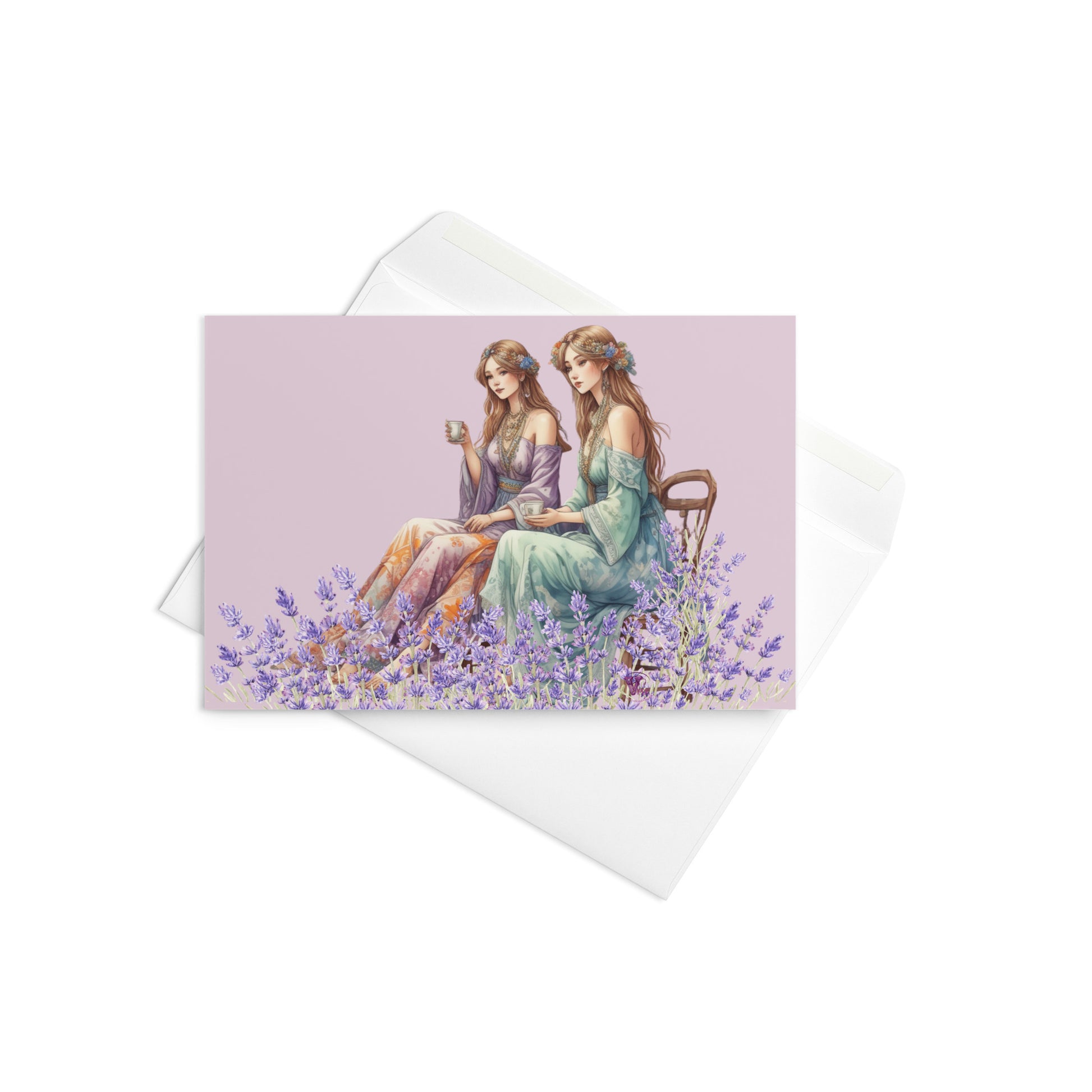 boho chic card