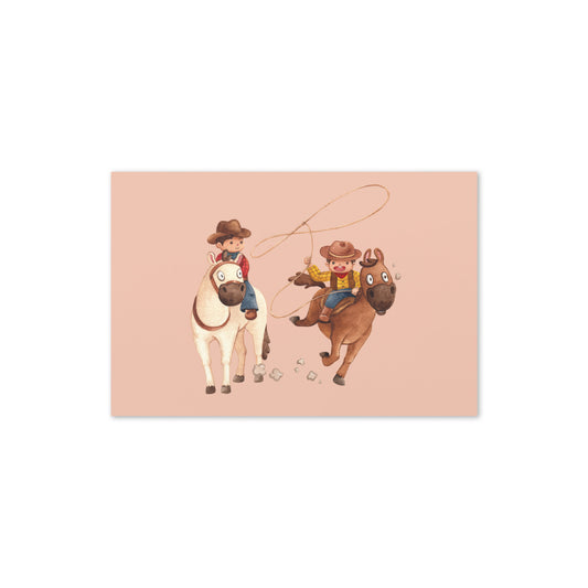 FAR WEST  GREETING CARD