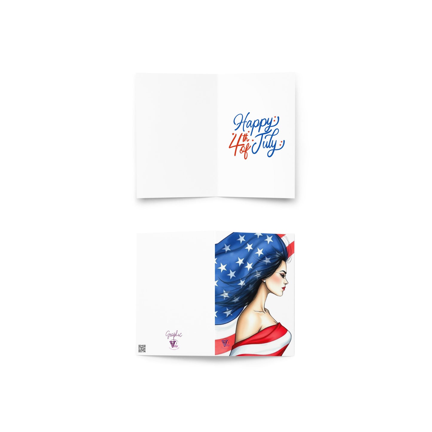 HAPPY 4TH JULY - GREETING CARD