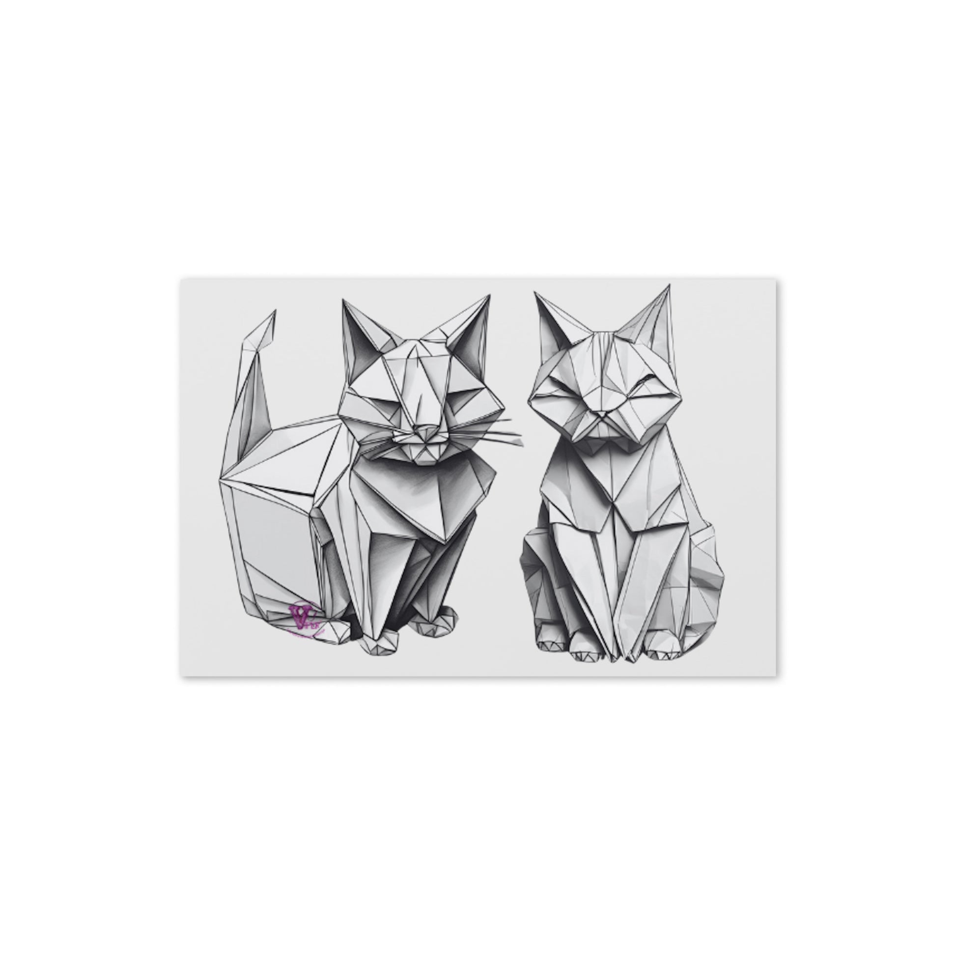 ORIGAMI CATS CARD