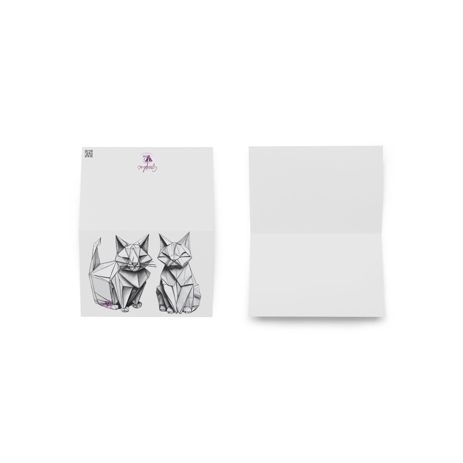 ORIGAMI CATS CARD