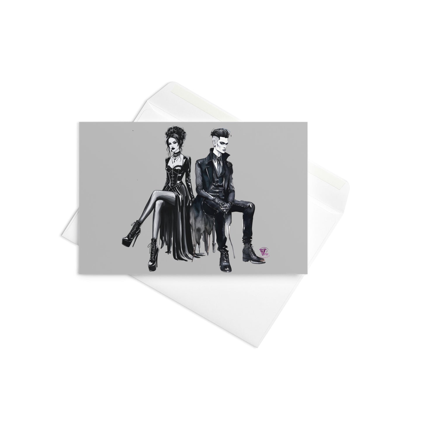 goth greeting card