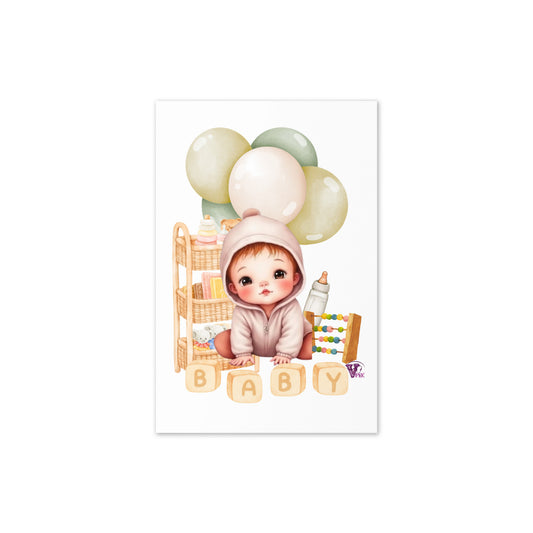 NEWBORN BABY GREETING CARD